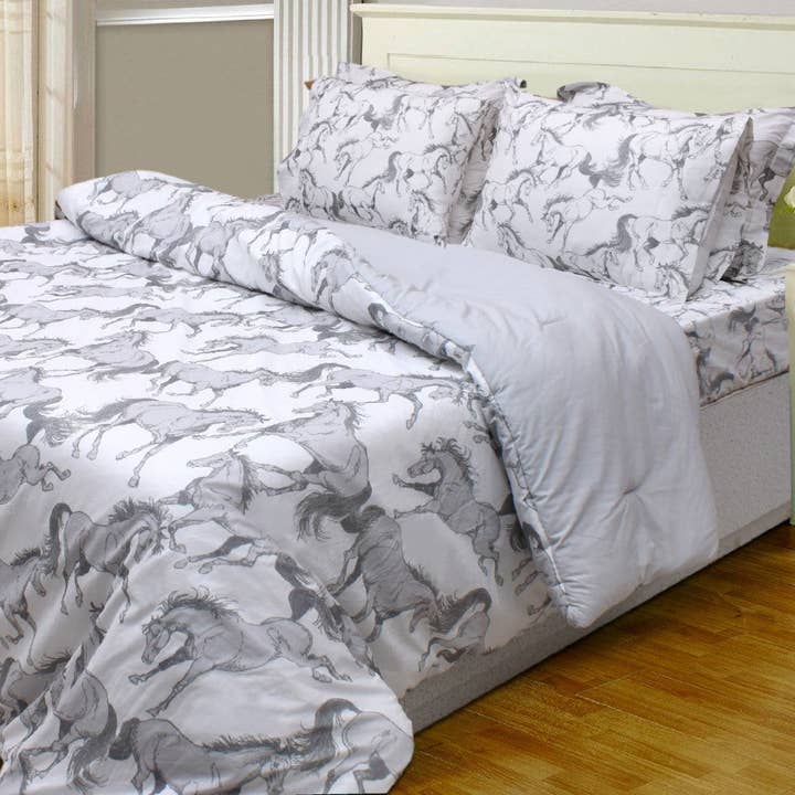 AWST Int'l "Lila" Elegant Horse Comforter Set for wholesale by AWST Intl