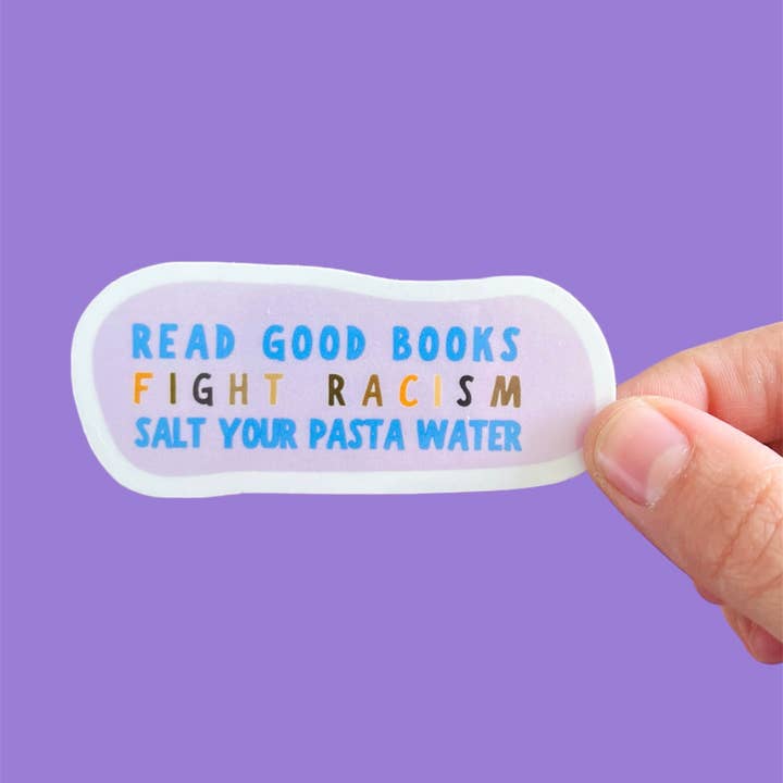 Tiny Baker Creations - Wholesale Sticker - Fight Racism Sticker | Anti Racist | Equality | BLM