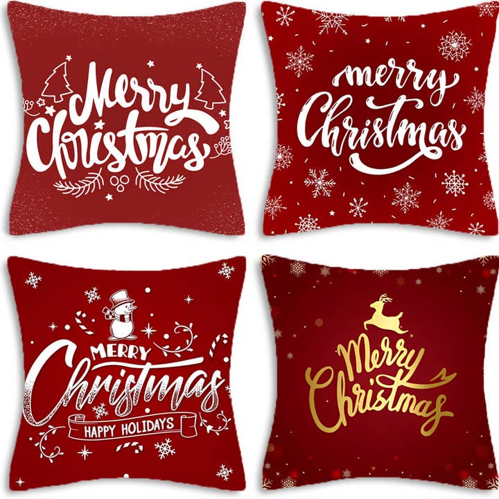 PRINTED VALENTINE'S DAY SNOWFLAKE PILLOW COVER_CWMM0776 for wholesale by ACCITY