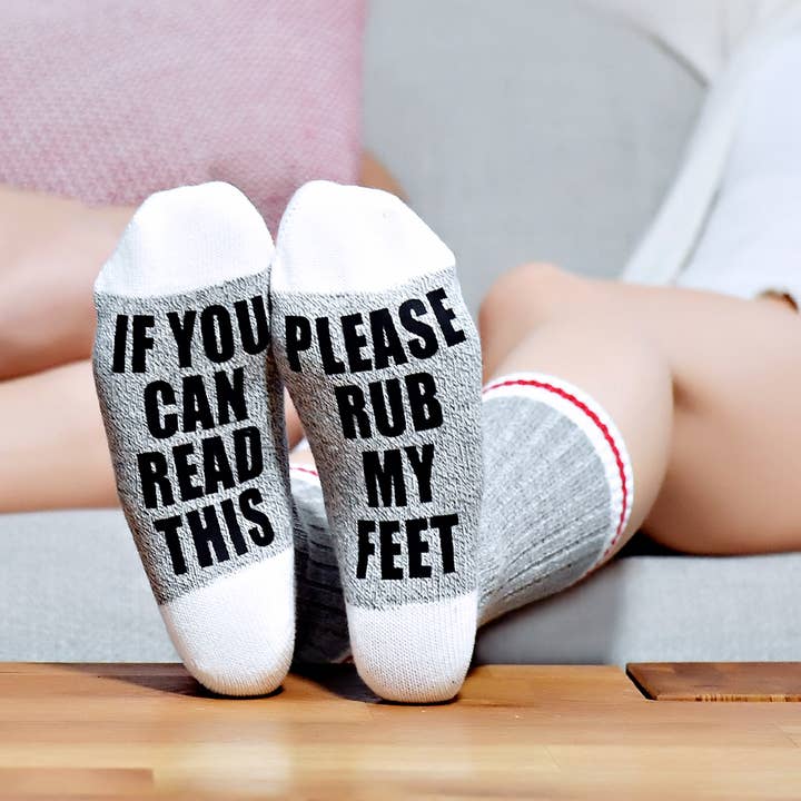 Sock Dirty to Me - Wholesale Socks - Women's - Please Rub My Feet Socks - Socks
