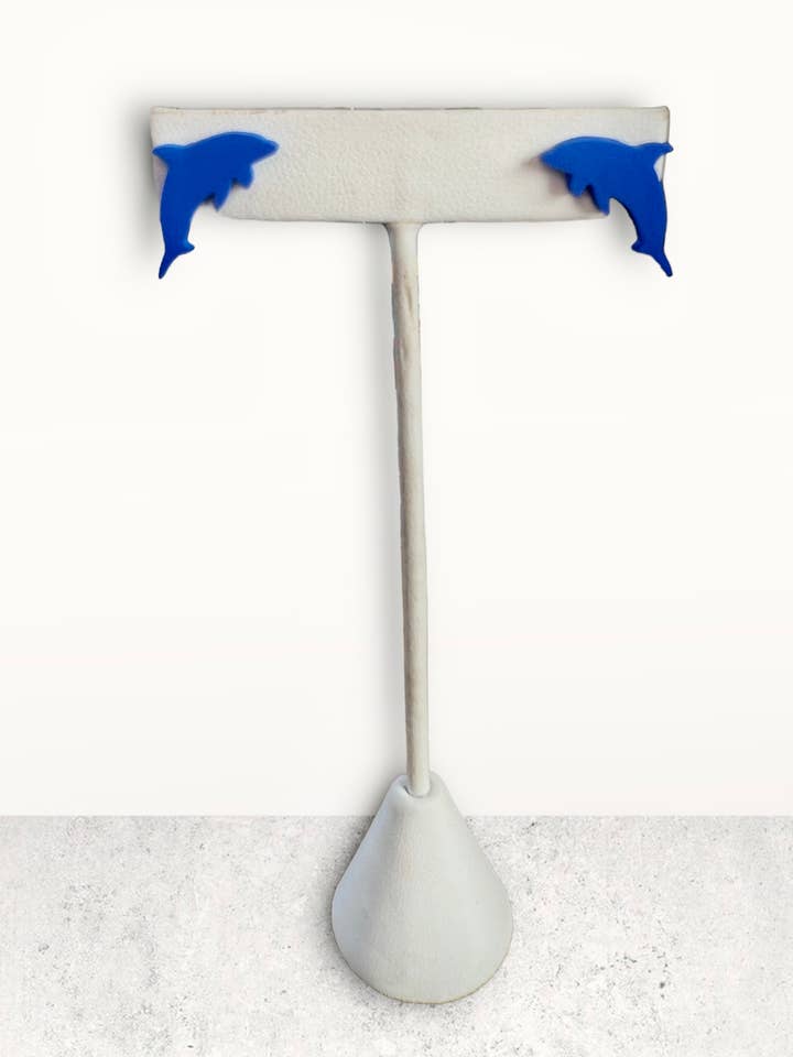 Dolphin Stud Earrings, Beach Earrings, Coastal Earrings for wholesale by Elby Designs