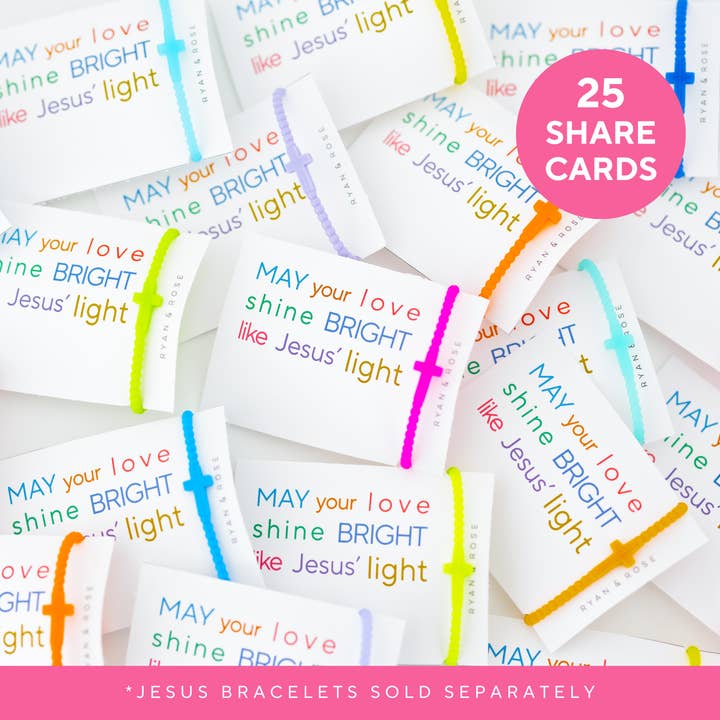 Jesus Shareable Cards for wholesale by Ryan & Rose