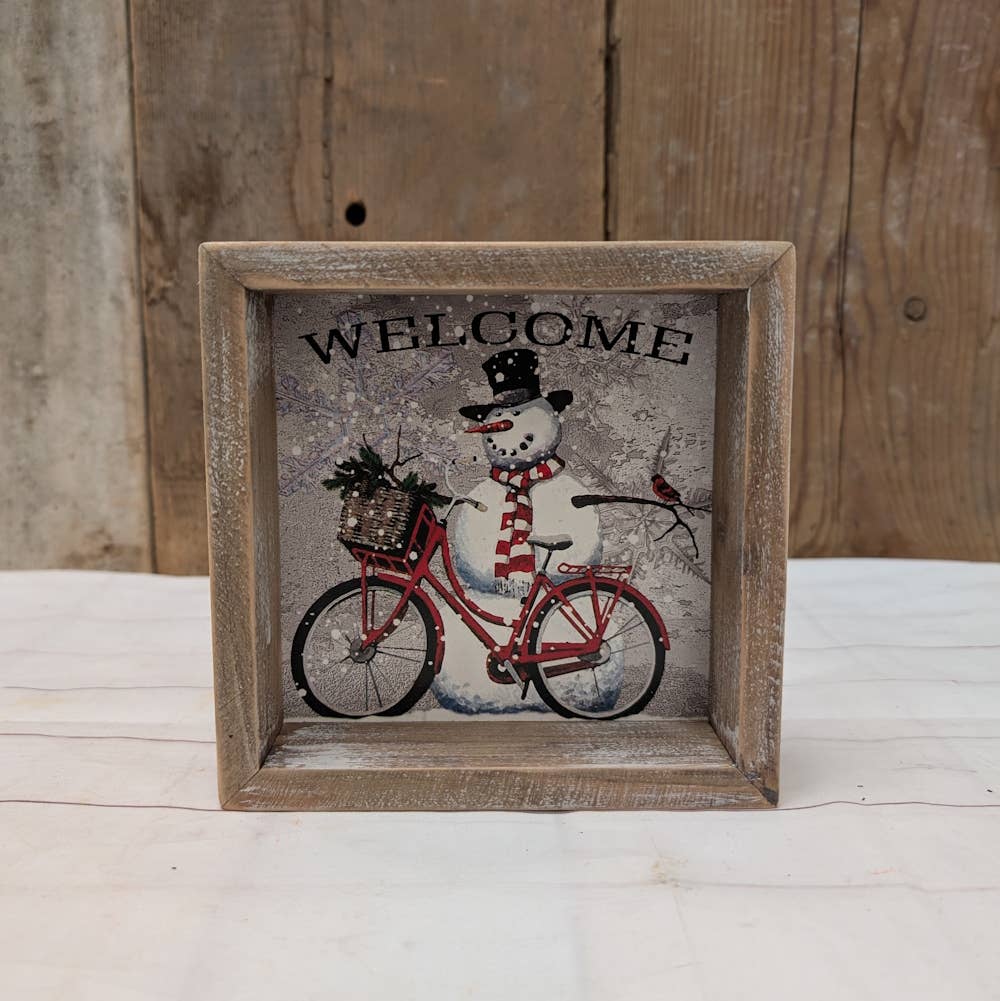 A.T. Imports - Wholesale Christmas Decoration - Snowman Shadow Boxes4