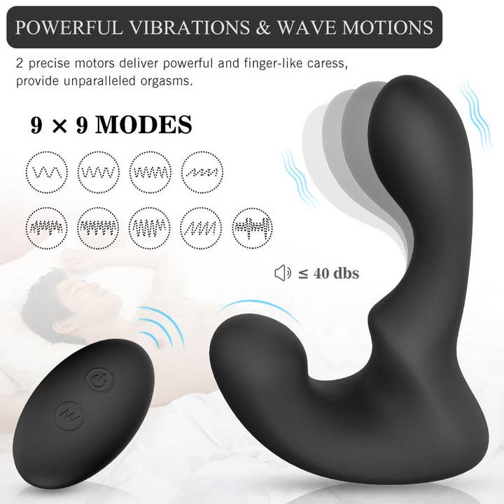 Lynk Pleasure - Wholesale Sex Toy - MOTUS Come Hither Vibrating Wave Motion Prostate Massager1