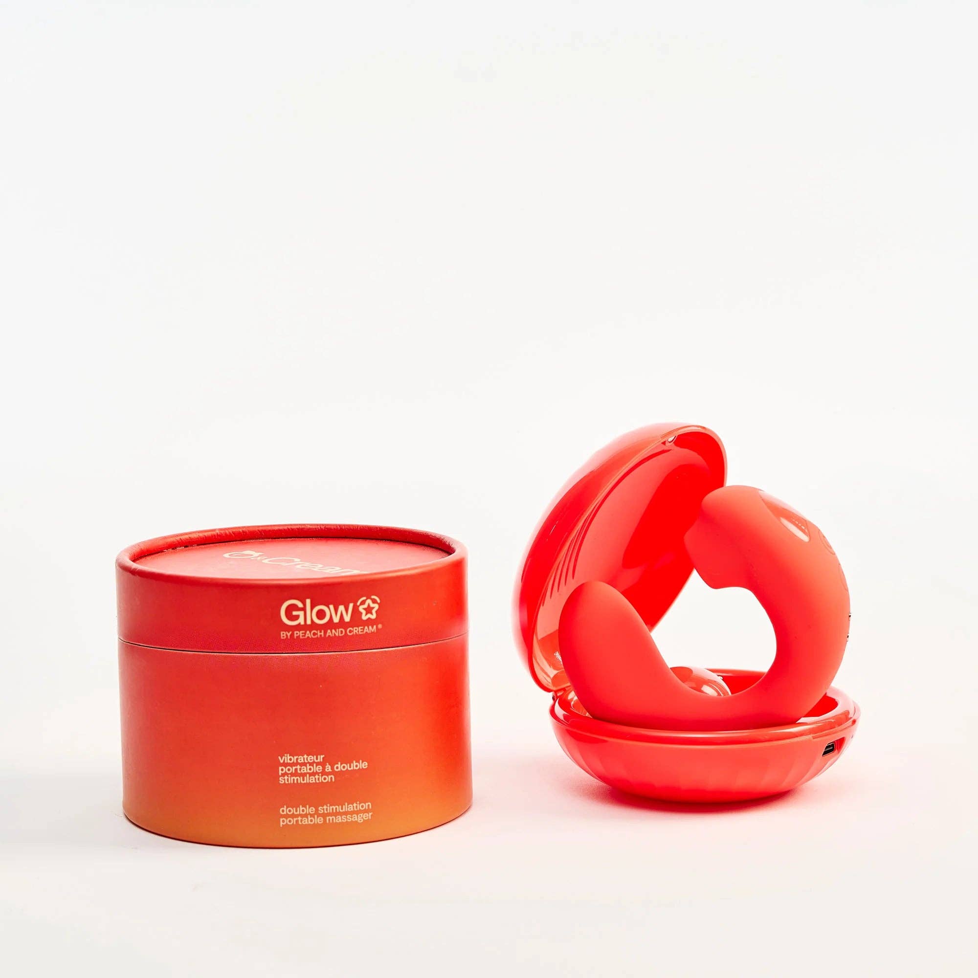 Peach and Cream ® – Großhandel Sexspielzeug – Vibrator mit doppelter Stimulation — leuchtet1