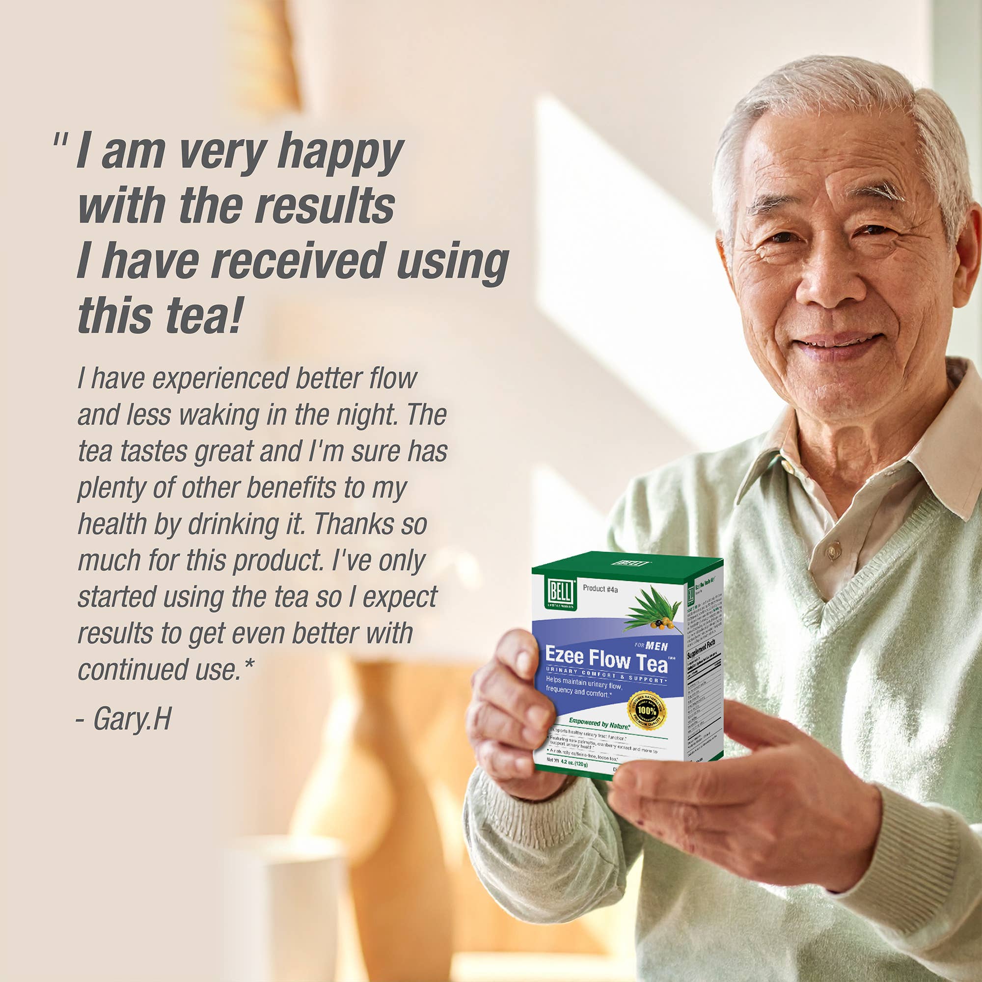 Bell Lifestyle Products Inc. - Wholesale Health/Detox Tea - Ezee Flow Tea™ - Supports Men’s Urinary Flow & Comfort5