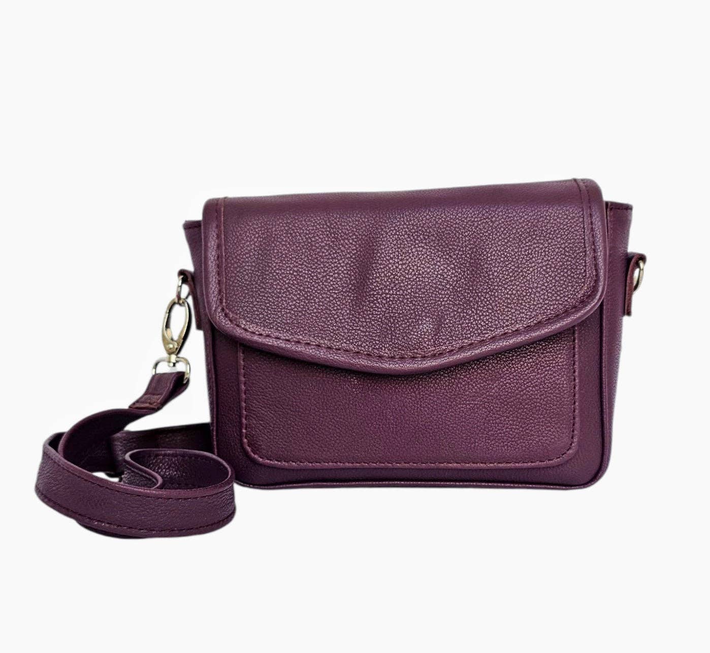 MBH Leather - Wholesale Crossbody Bag - Women's - Nolita Crossbody Bag - Violet0