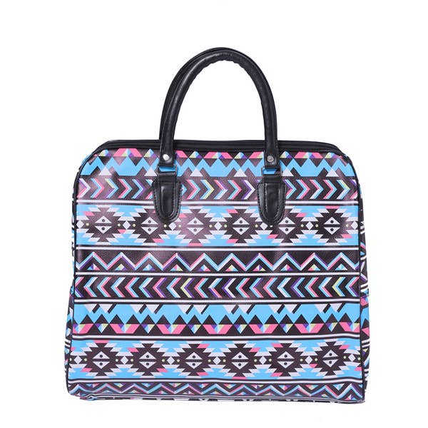 Pride of The Aztecs Print Duffle Bag Saco de Viagem Weekender por atacado de Nima Accessories Inc