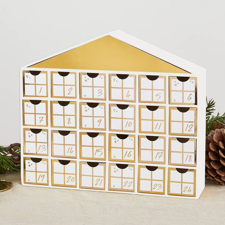 Festive Card Advent Calendar for wholesale by Hootyballoo by Club Green