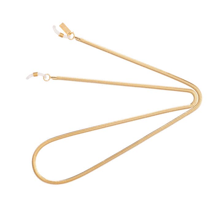 Sonnenbrillenkette mit Schlangenkette — Gold für den Großhandel von Talis Chains