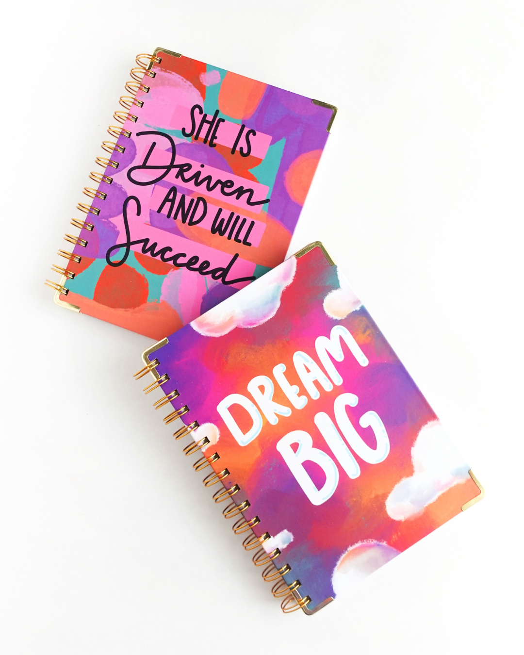 Pretty Peacock Paperie - Women's Empowerment - Wholesale Journal/Diary - She is Driven and Will Succeed Hardcover Spiral Journal3