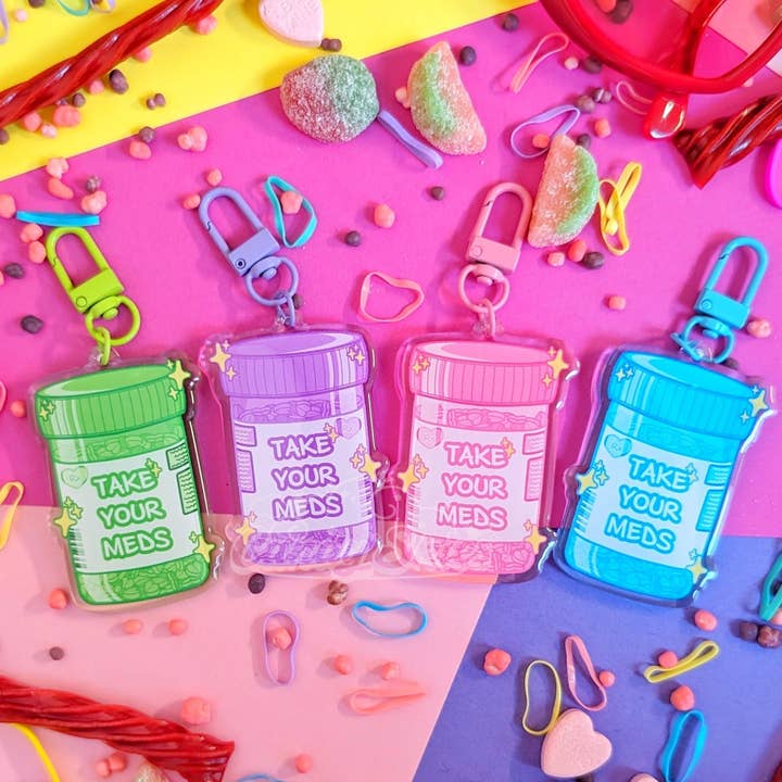 Take Your Meds Charm for wholesale by Candy Skies