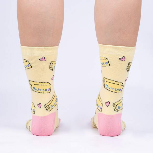 Sock it To Me - Wholesale Socks - Women's - Butter Me Up Crew Socks2