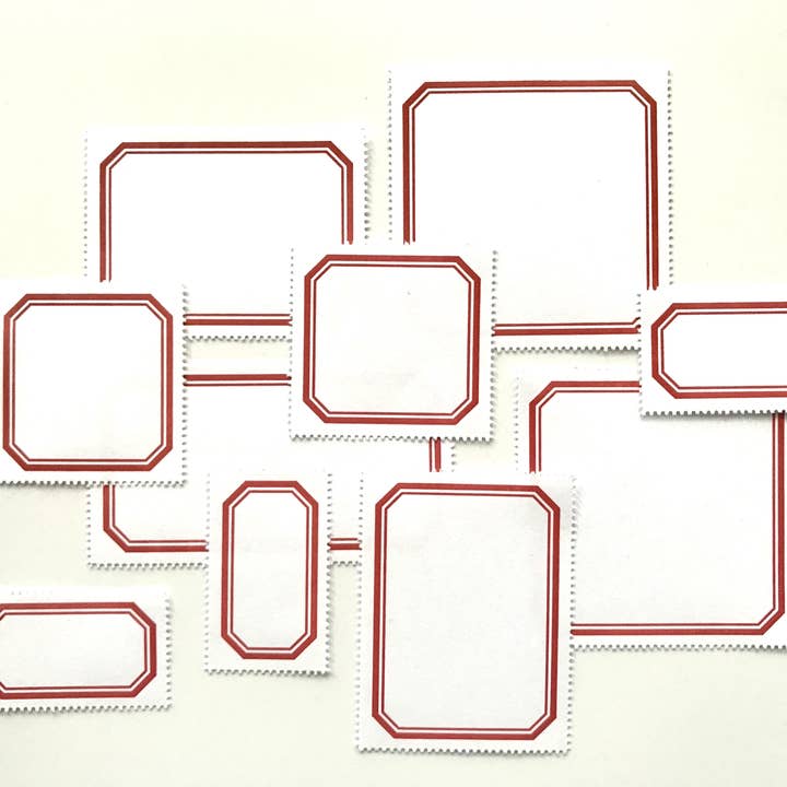 The Portland Stamp Company - Wholesale Gift Tag Label - Blank Labels — Classic, Red14