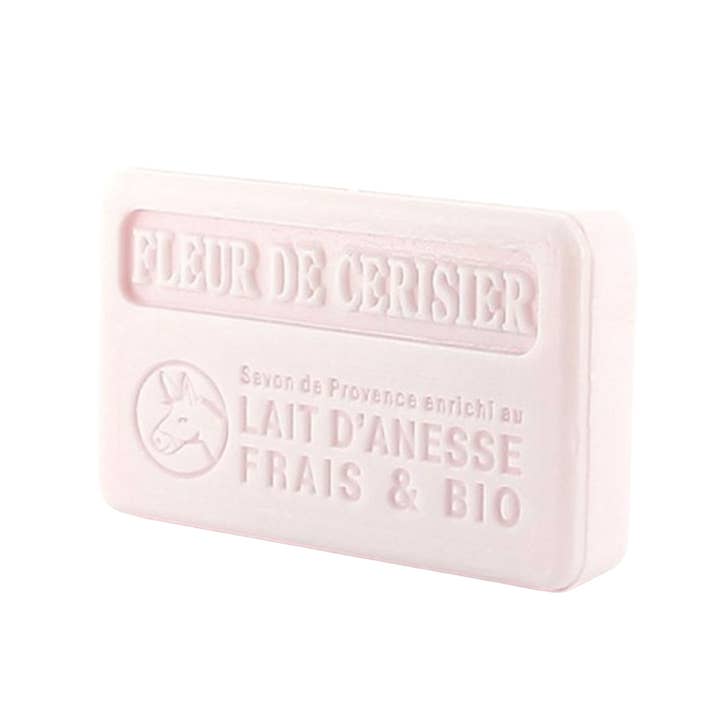 Savons.com (UK Official) - Wholesale Bar Soap - Lait D'Anesse Fleur de Cerisier (Donkey Milk) Soap 100g