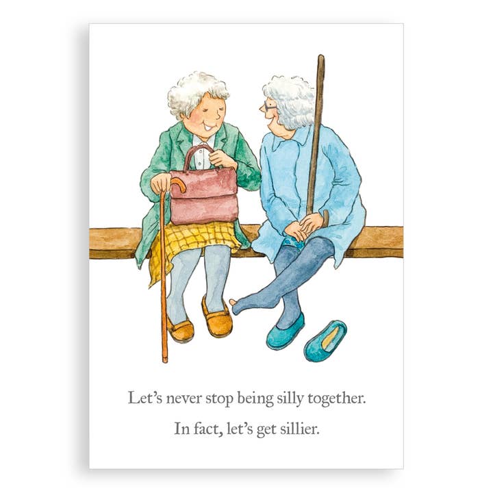 Greeting card - Silly together for wholesale by Nice Things by Helena