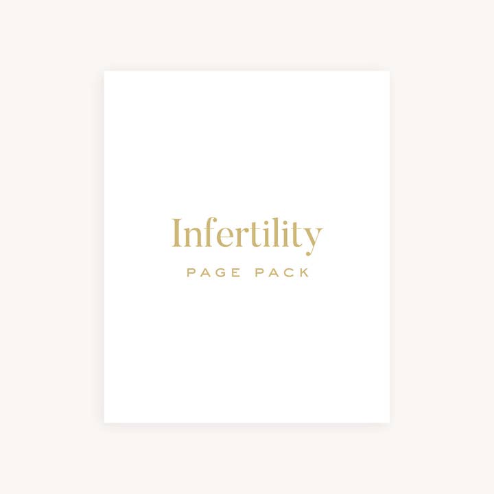 Baby Book Page Pack - Infertility for wholesale by Simplified by Emily Ley