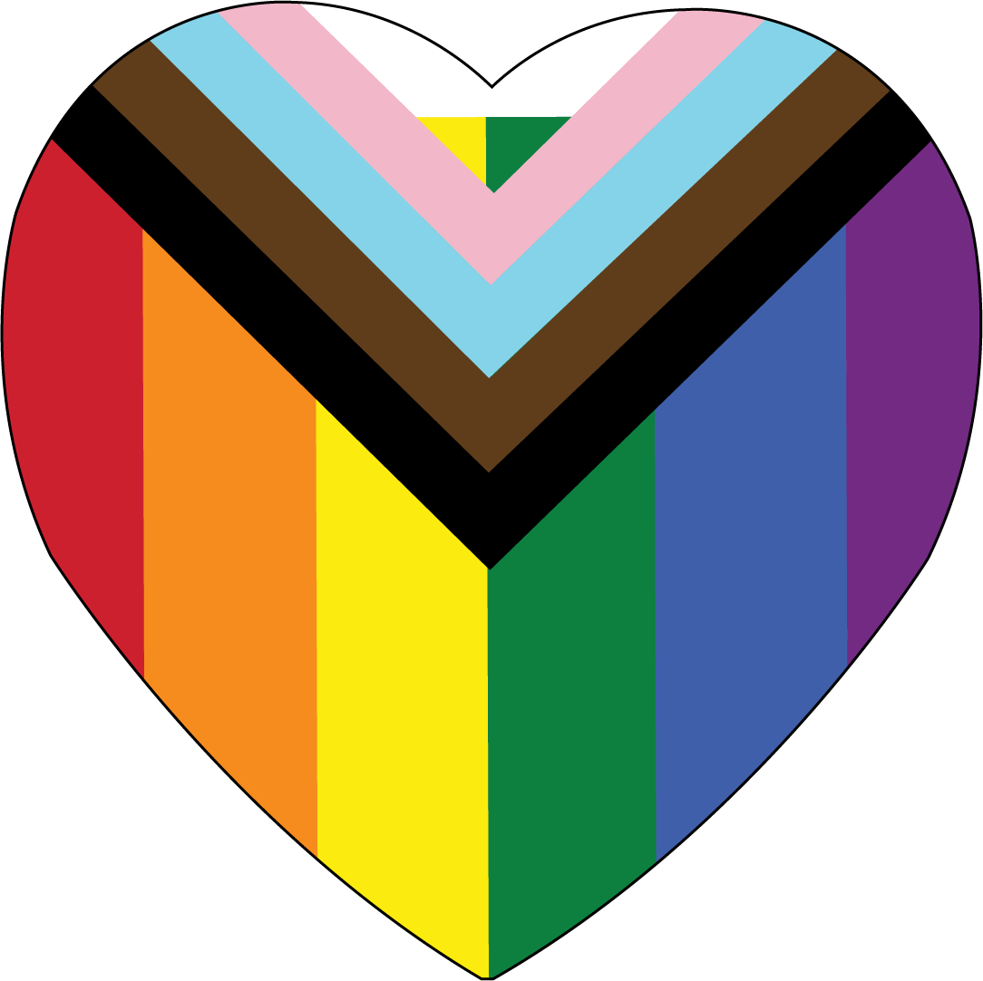 Kalan – wholesale Magnet – Pride Progress Heart Die Cut Magnet0
