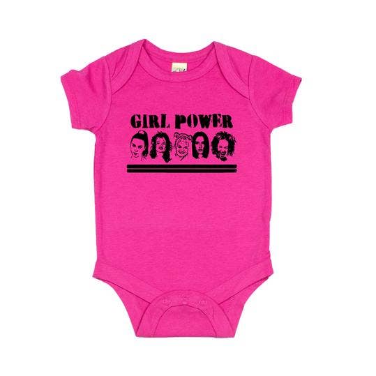 Girl Power Combinaison pour bébé pour la vente par Naked Mangoes