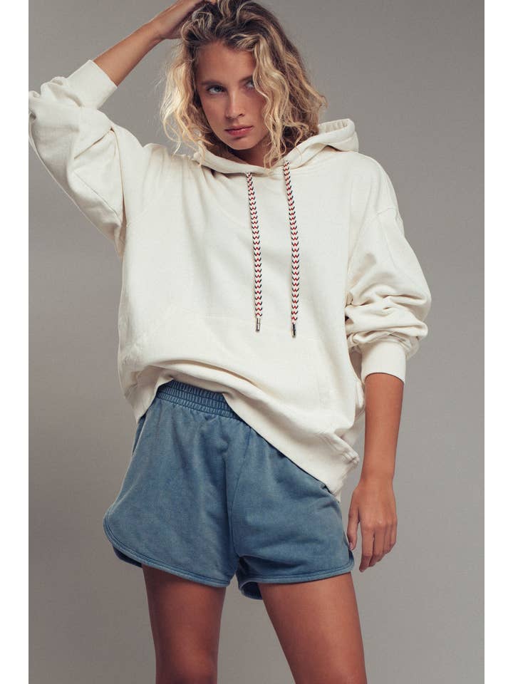 Urban Daizy - Wholesale Hoodie - Women's - Vintage Wash Oversized Brushed Hoodie22