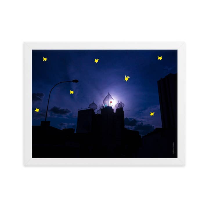 Caraqueño Little Prince 3 Photo encadrée en papier mat pour la vente par Kathiana Cardona Store