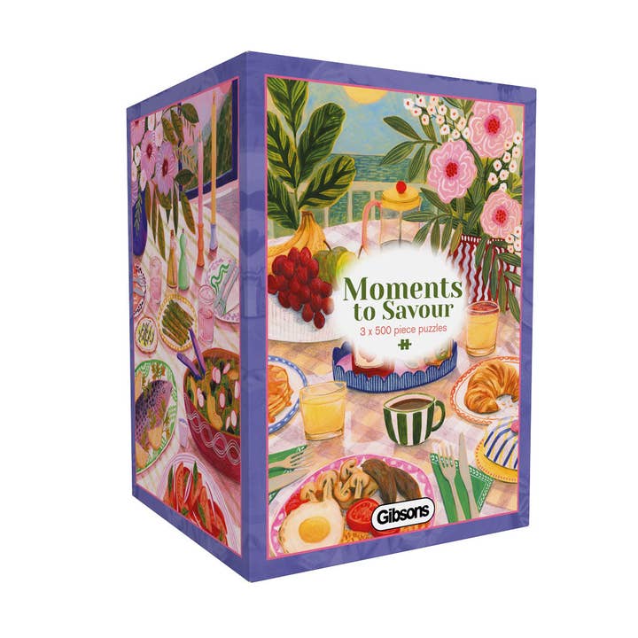 Moments to Savour 3 x 500 Piece Jigsaw Puzzle for wholesale by Gibsons Games Ltd