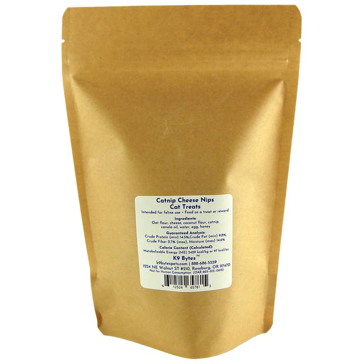 K9 Bytes, Inc. – wholesale Pet treats – Cat – Catnip Cheese Nips Cat Treats