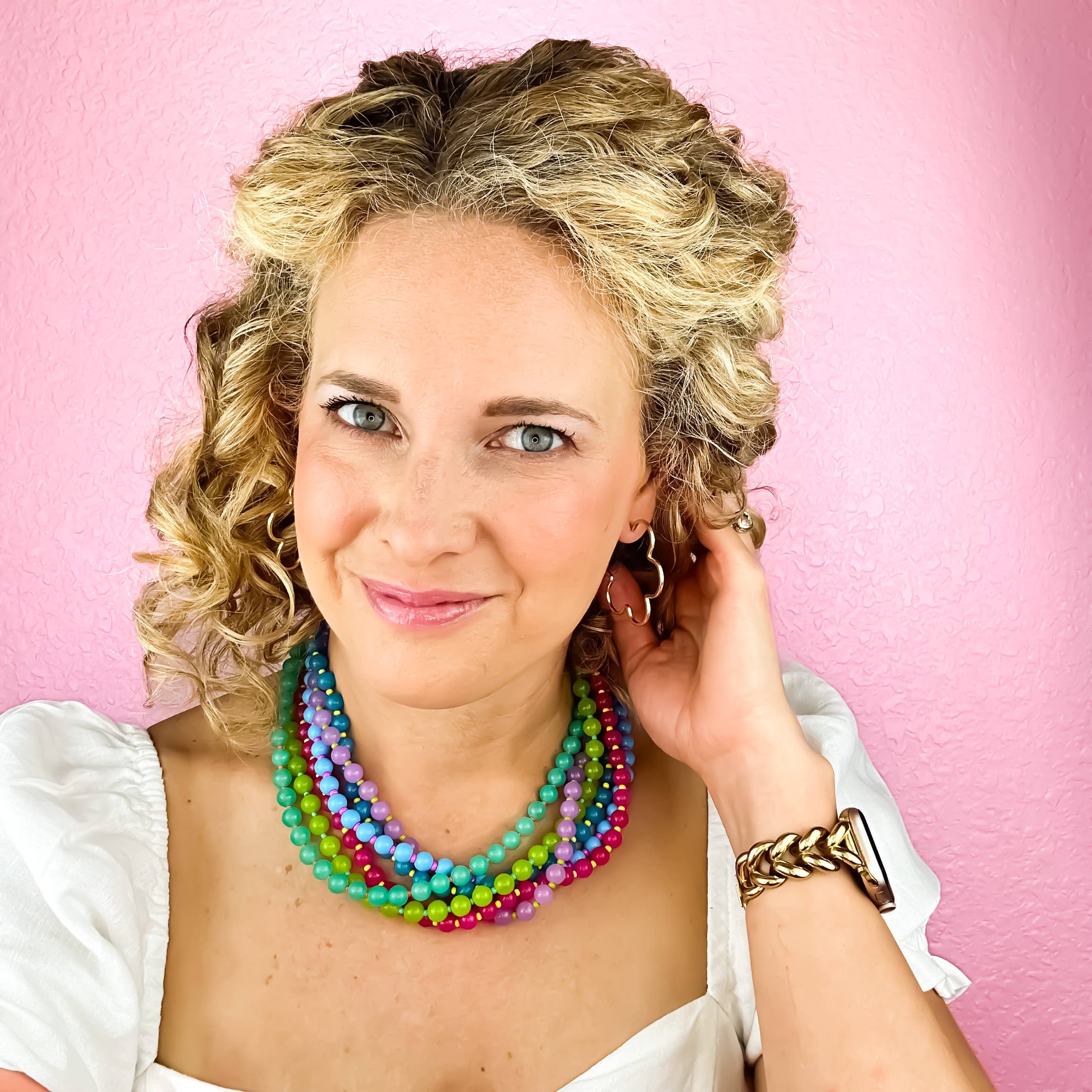 rosie + belle - Wholesale Beaded/Pearl Necklace - Candy Necklace1