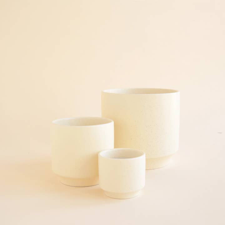Jungle Club - Wholesale Plant Pot - Parker Planter | Vintage White Speckle