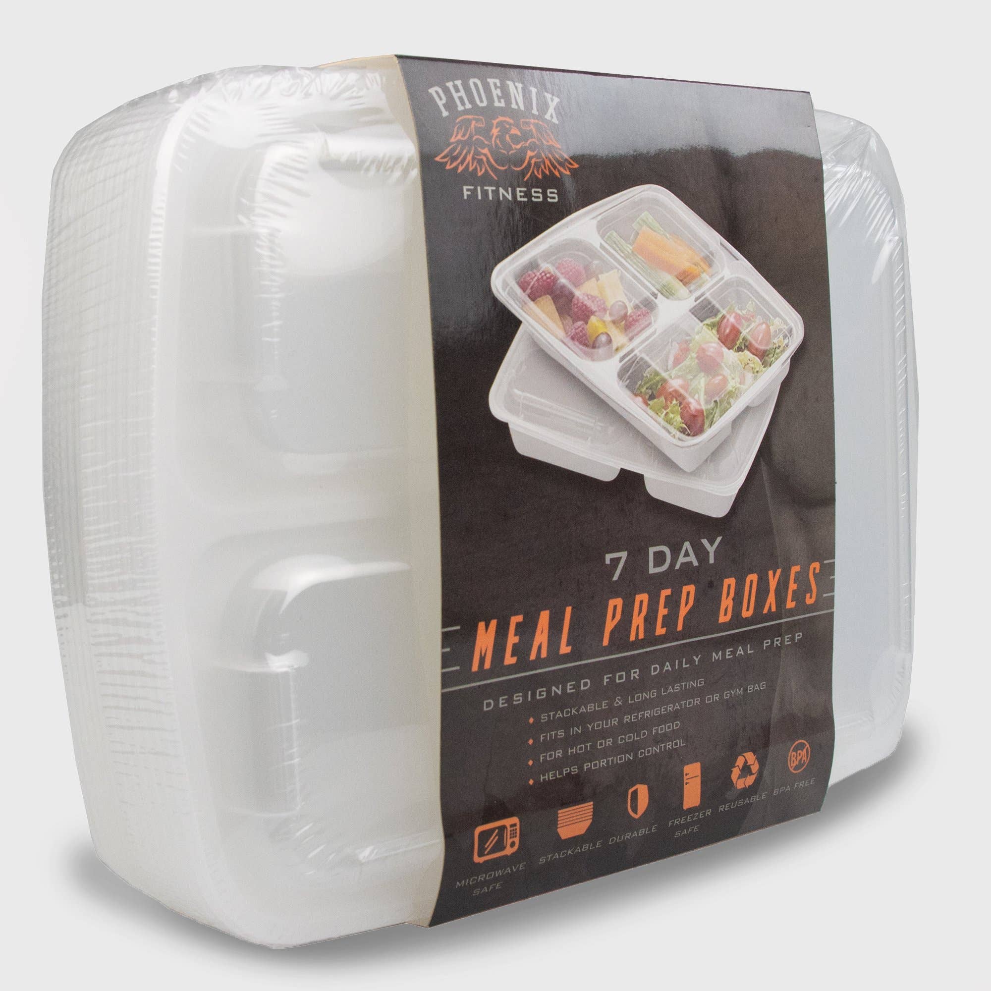 Phoenix Fitness – wholesale Food storage container – Bento 7 Day Meal Prep Containers1