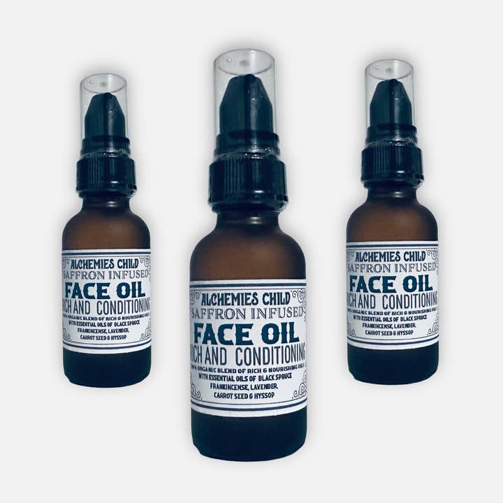 Huid- en baardolie met saffraan voor wholesale door Love Blessed Brands™️