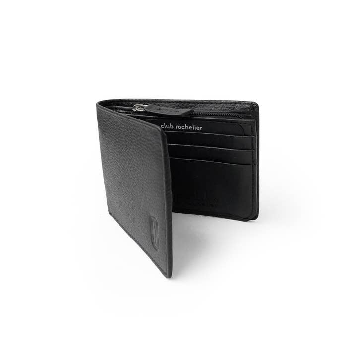 Club Rochelier - Wholesale Wallet - Men's - Men's Slim Wallet With Zippered Pocket2