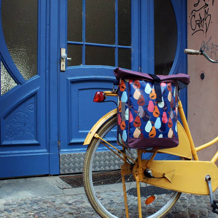 Ikuri - Wholesale Biking Accessories - Bicycle bag for luggage rack single bag Peras blue8