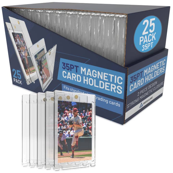 35PT - 25 Pack Premium Magnetic Card Holder for wholesale by Invested Alliance LLC