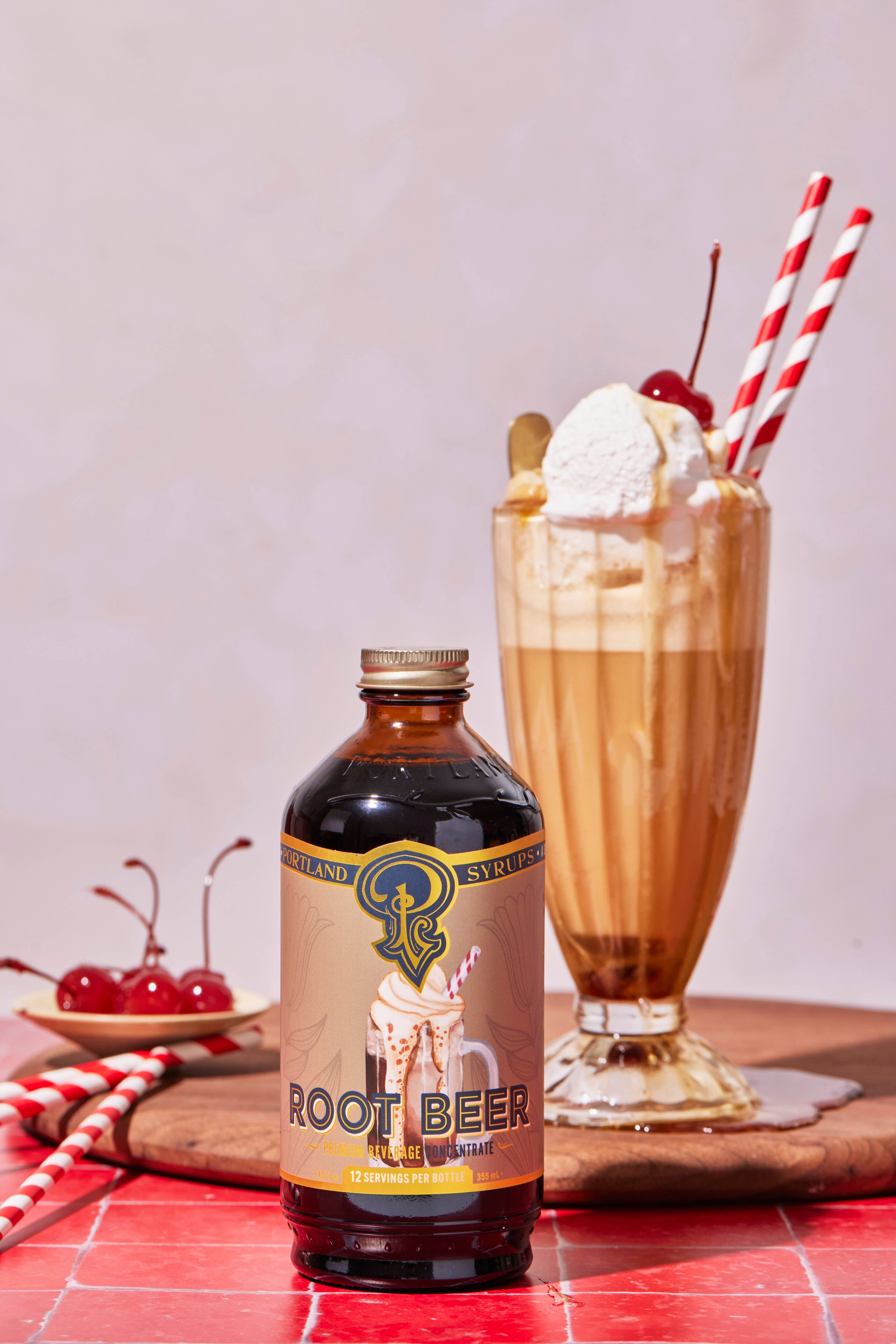 Portland Syrups - Vente Mélange/sirop pour cocktails - Sirop de Root Beer 355 ml - mélangeur pour cocktails et mocktails2