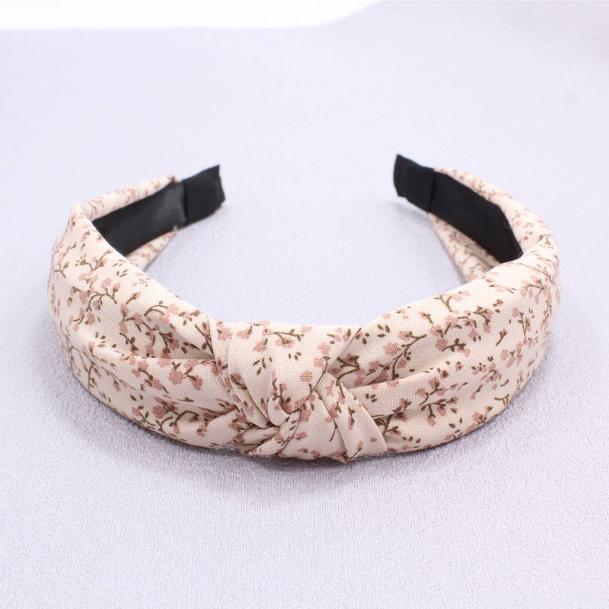 ACCITY - Wholesale Fashion Headband - Women's - SIMPLE PRINT NEW CROSS KNOT HEADBAND_CWAHA16710
