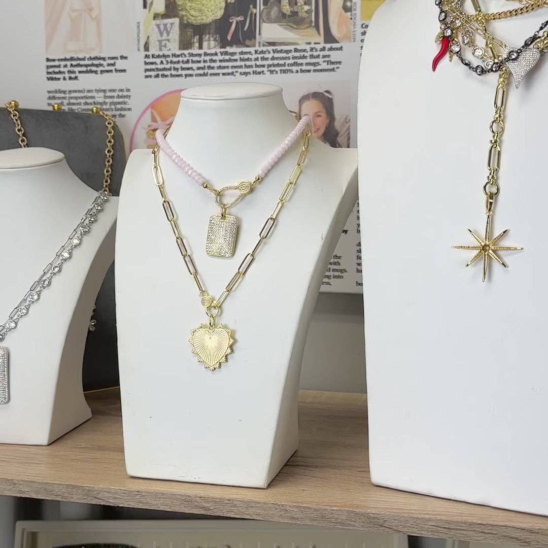 Love, Lisa - Wholesale Link & Chain Necklace - Pam Paperclip Clasp Necklace2