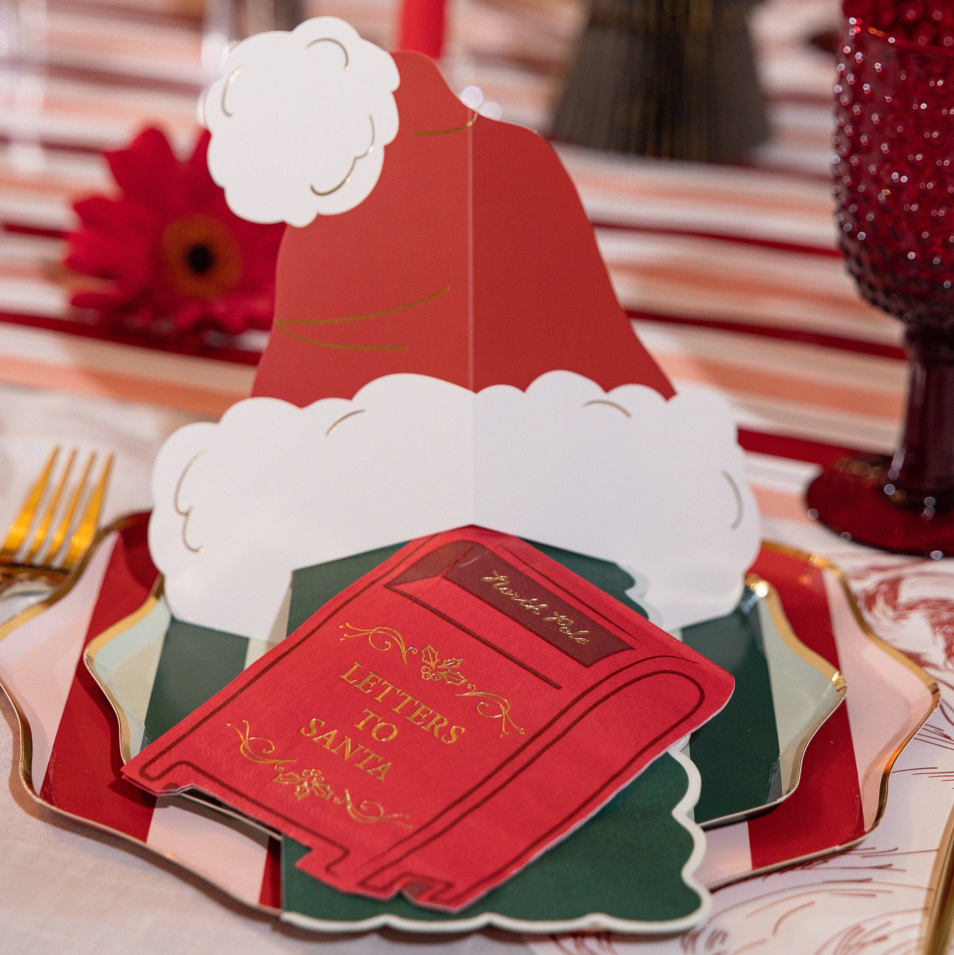 Gatherings by Curated Paperie - Wholesale Disposable Napkin - HOL24-GT3- Holiday Cheer Guest Towels2