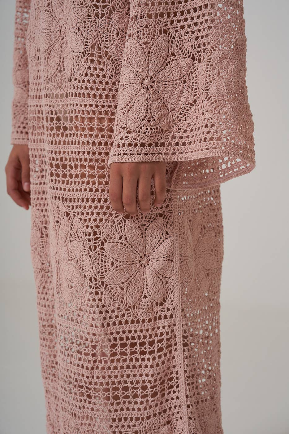 Rosa MUNA macrame caftan for wholesale on Faire3