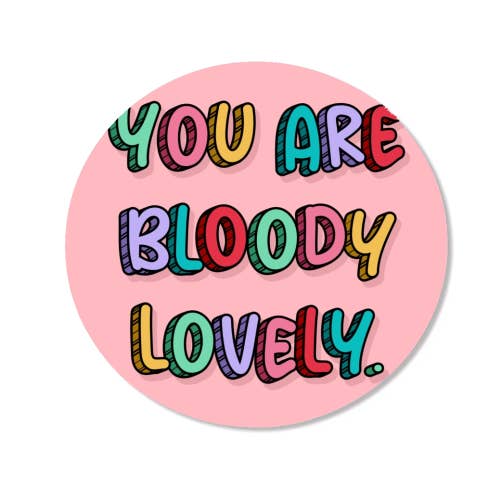 Magneten 'Je bent verdomd mooi, regenboog t voor wholesale door ART WOW