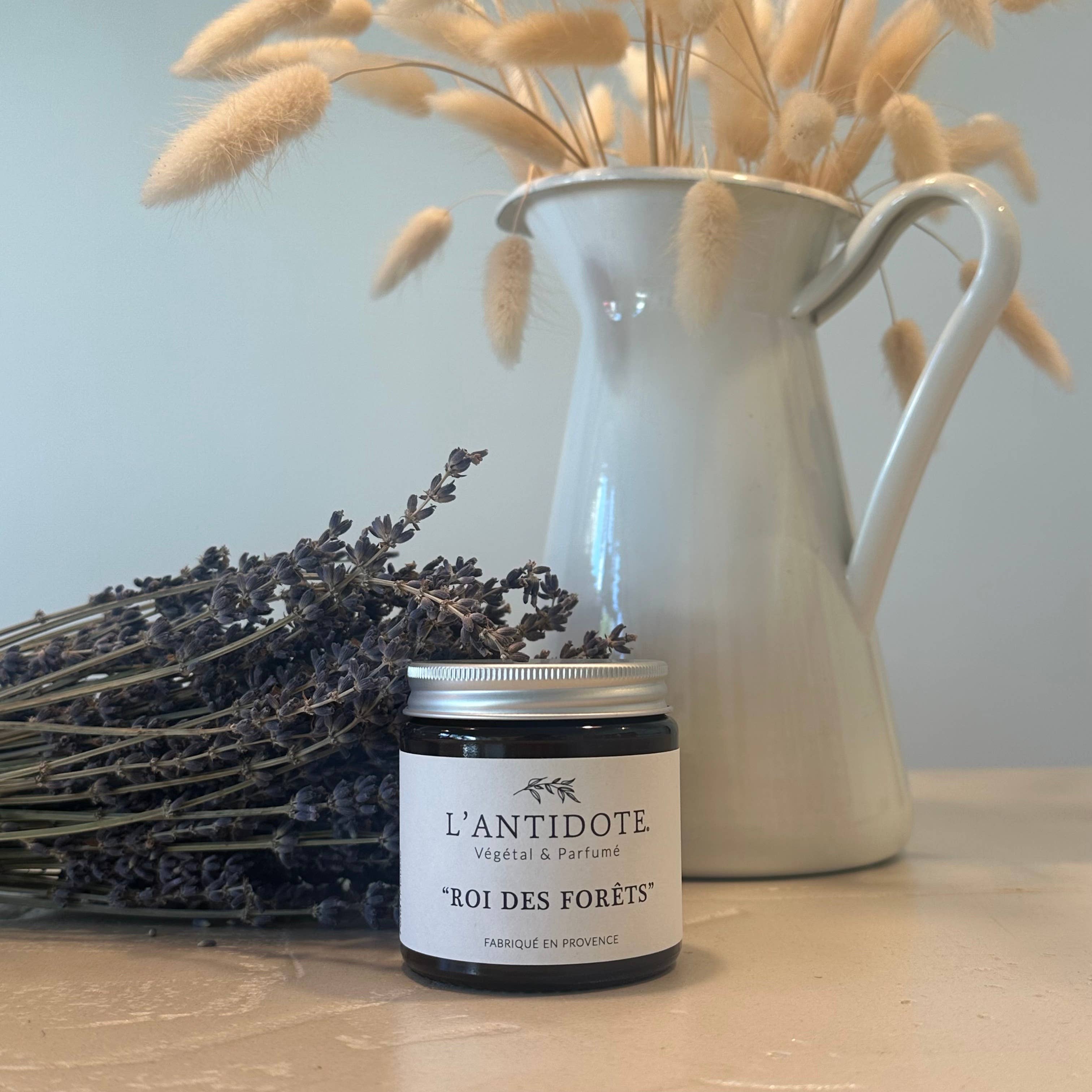 L'ANTIDOTE - Vente Bougie en bocal - Bougie ROI DES FORÊTS1