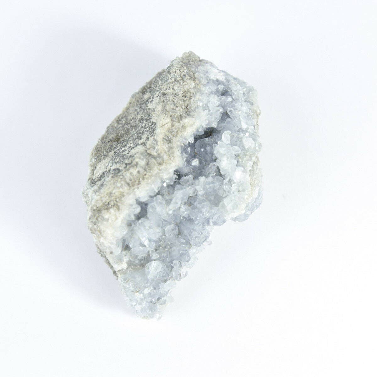 Tree of Life Gems - Wholesale Spiritual Stone/Crystal - Madagascar Celestite Crystal druzy cluster sky Blue Geode Mineral 7.6oz3
