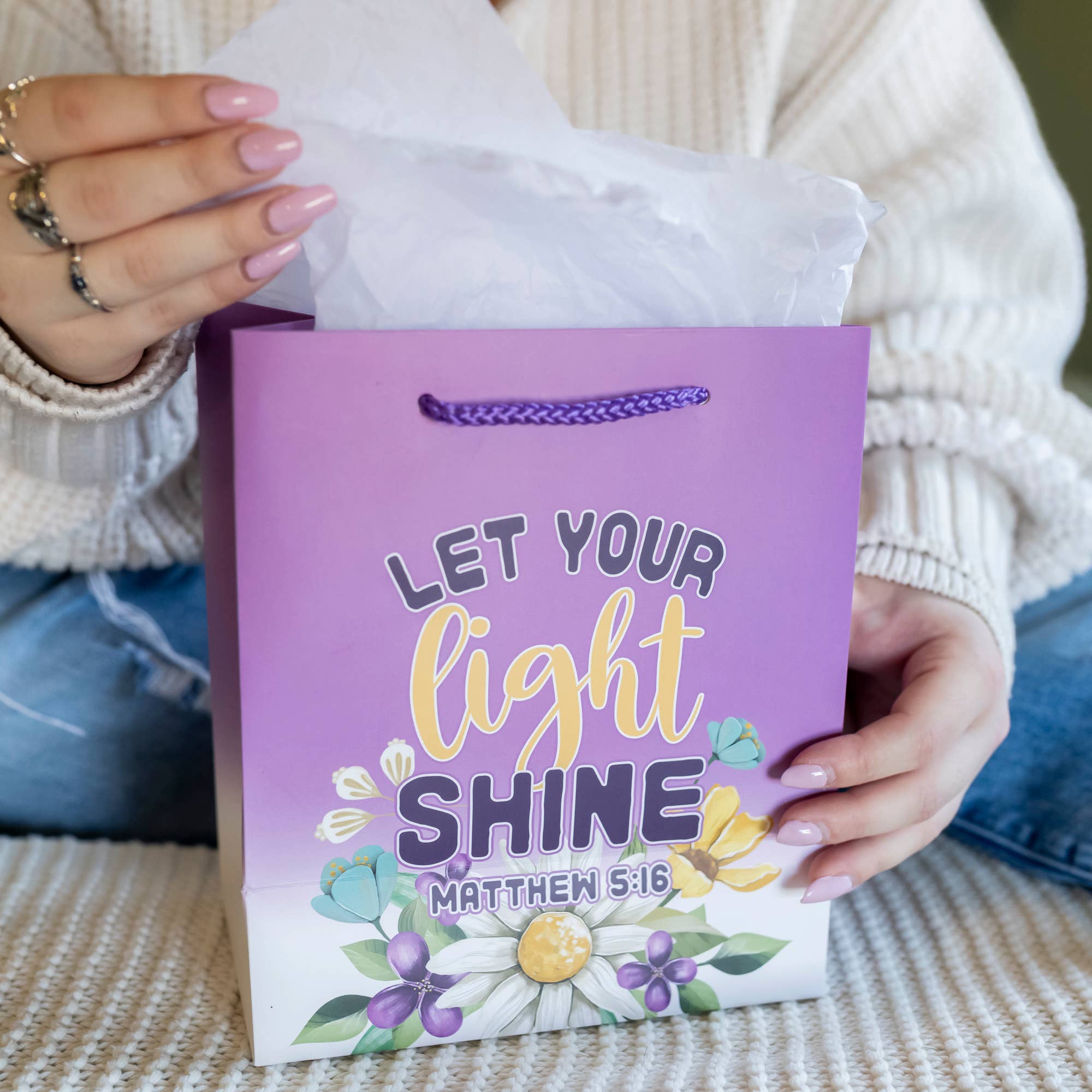 Divinity Boutique - Wholesale Gift Bag - Gift Bag: Let Your Light Shine(Matthew 5:16)9