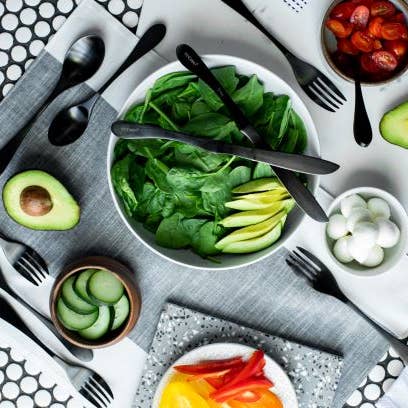 Knork Flatware – Conjunto de talheres por atacado – Talheres de titânio preto fosco - conjunto de 20 peças6