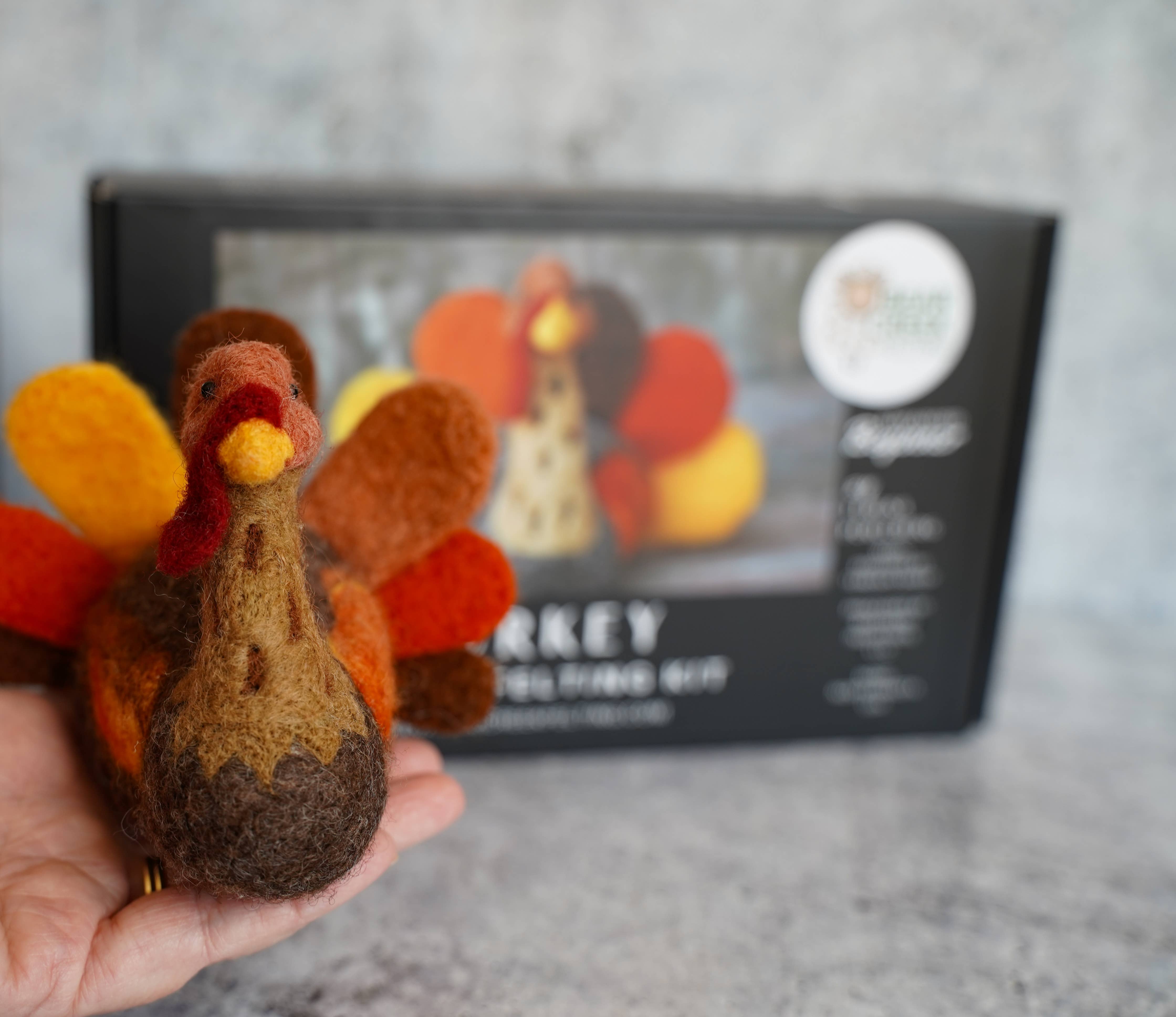 Bear Creek Felting - Wholesale DIY Craft Kit - Turkey Needle Felting Kit9