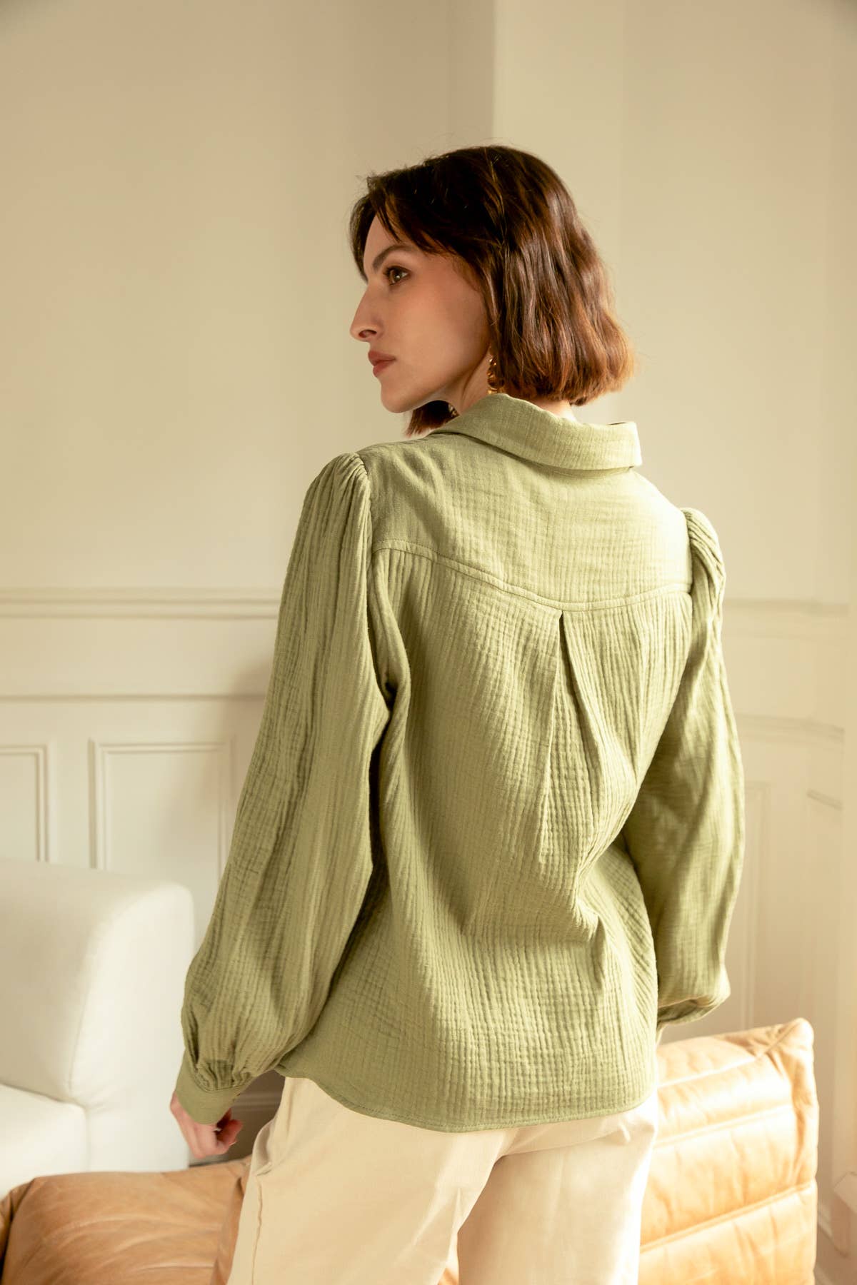 Calie Paris - Wholesale Button Down Shirt - Women's - THEOPHILE Shirt3