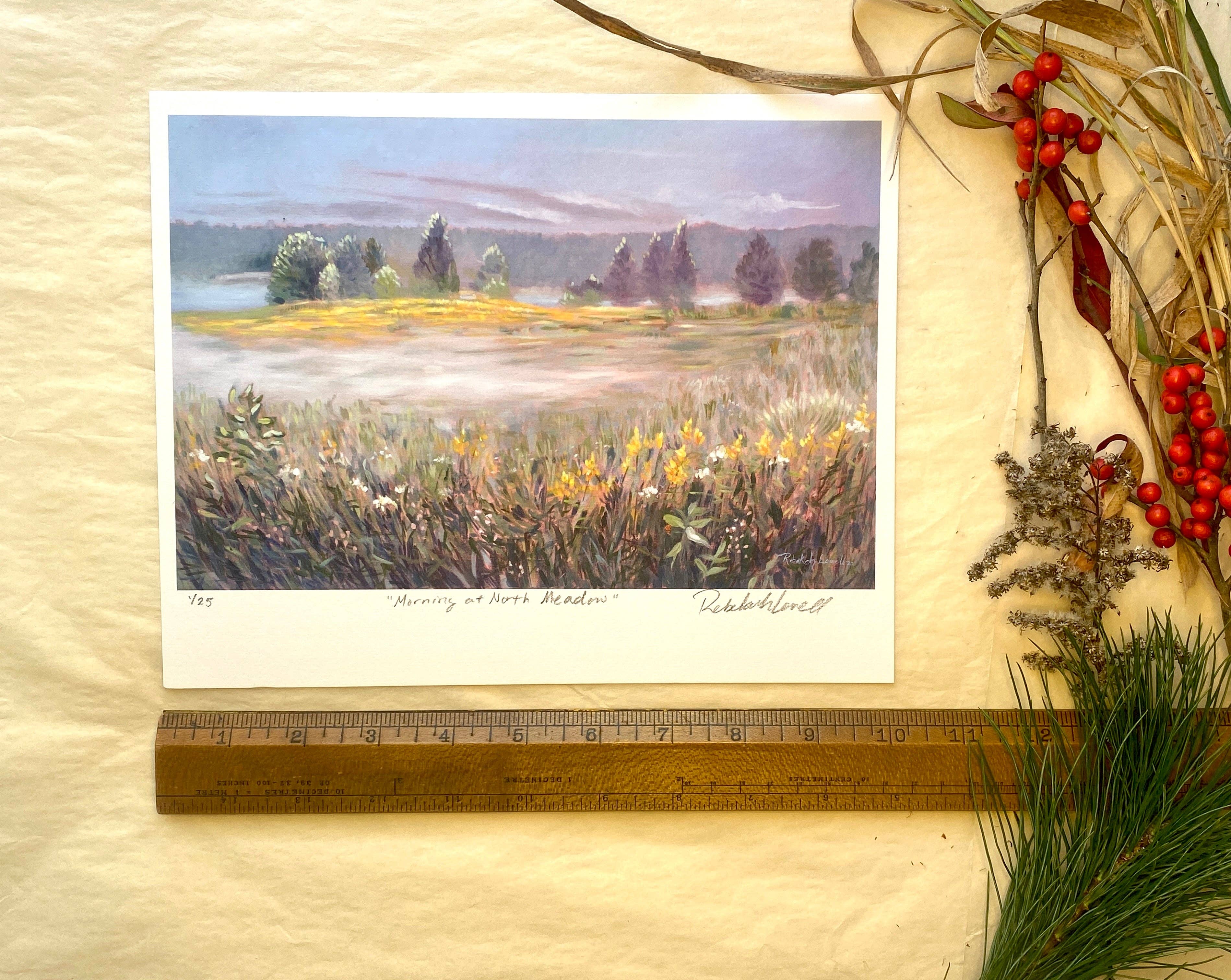 Rebekah Lowell Creative Studio - Wholesale Art Print - "Morning at North Meadow" Brush with Nature Art Print3