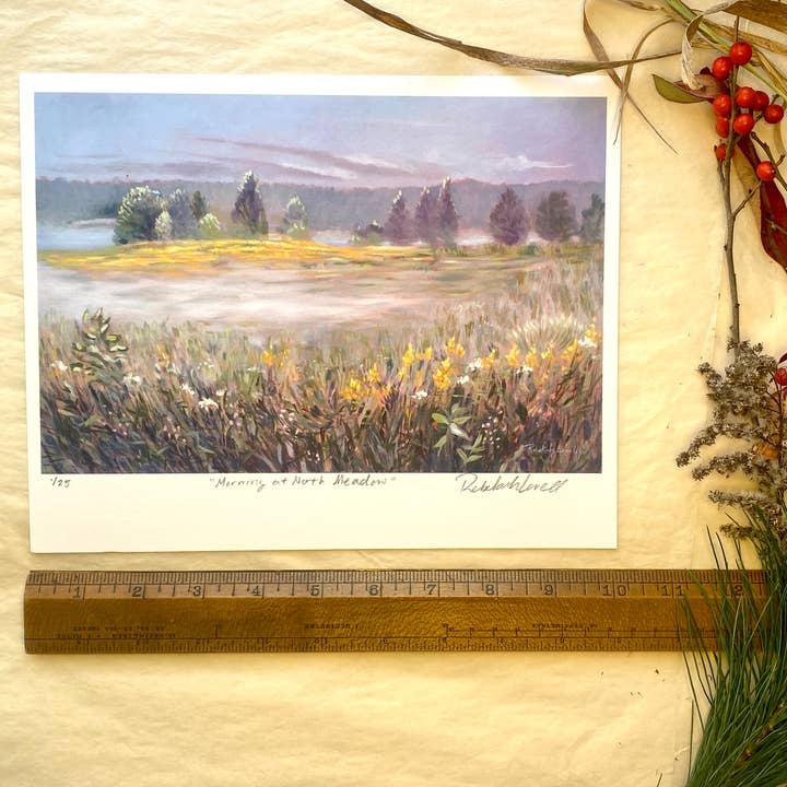 Rebekah Lowell Creative Studio - Wholesale Art Print - "Morning at North Meadow" Brush with Nature Art Print3