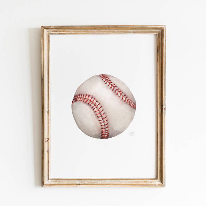 Sarah Jane Studio Art - Wholesale Art Print - Vintage Baseball Prints2