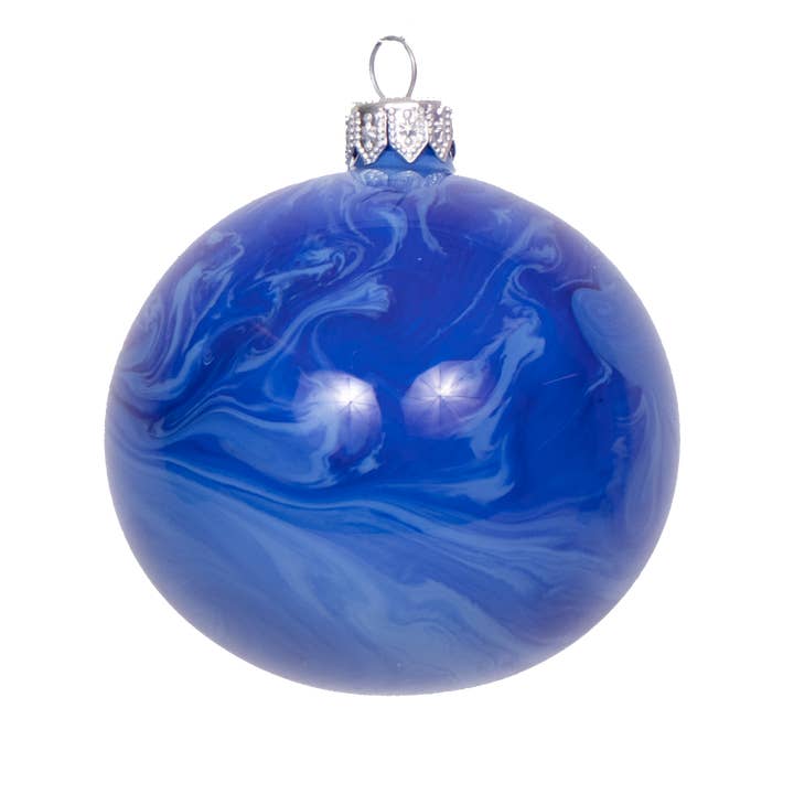 studio THIE - Wholesale Christmas decoration - Molten Glass Christmas Bauble, 8cm